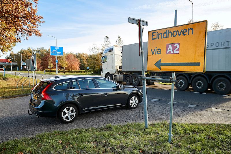 Omleiding Eindhoven via A2
