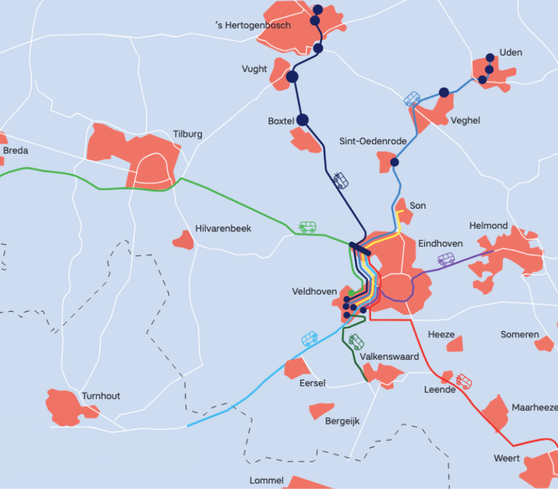 Potentiele routes BusinessLine