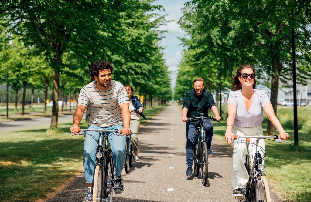 Samen fietsen naar je werk in de Brainportregio