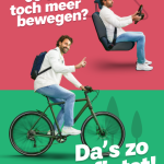 Poster Da's zo gefietst
