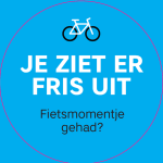 1. Spiegelsticker Fris in je hoofd