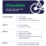 Checklist e-bike probeeractie