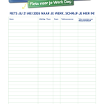 Template deelnemerslijst