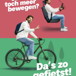 Flyer A5 zonder QR-code Da's zo gefietst