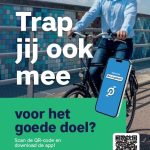 Roll-up banner Da's zo gefietst challenge